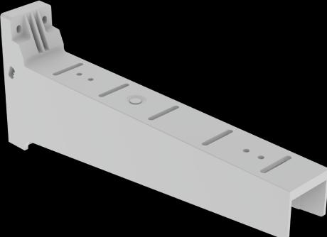 Actual product image Unex 66503 Insulating bracket light grey RAL7035 100X500 U23X