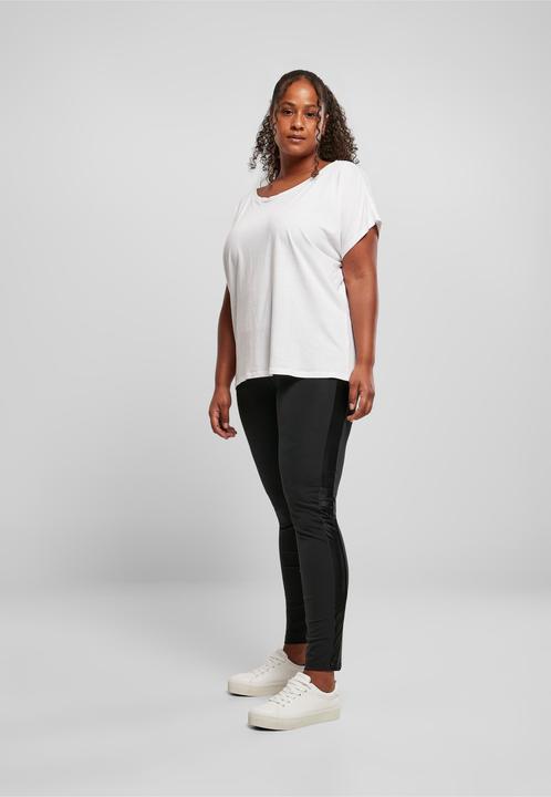 Actual product image Urban Classics Ladies Highwaist Shiny Stripe Leggings (M)