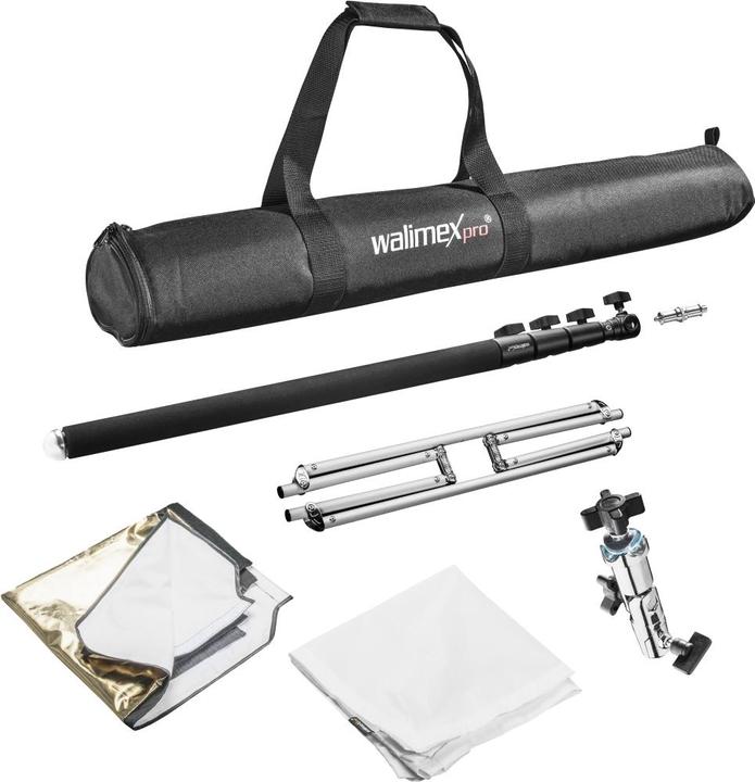Immagine prodotto Walimex 5in1 Pannello diffusore pieghevole 145 Grip (Specchio, 145 cm)