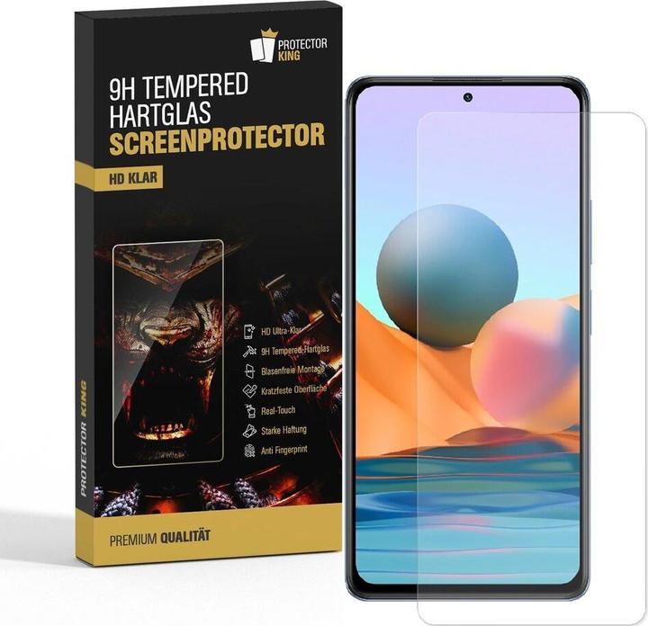 Produktbild Protectorking 1x echtes Tempered 9H Panzerhartglas 3D KLAR (1 Stück, Xiaomi Redmi Note 10 Pro Max)