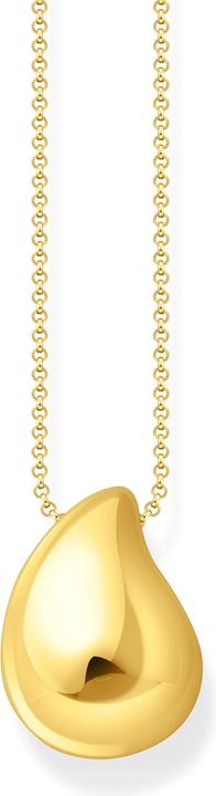 Thomas Sabo Kette mit Anhänger in organischer Tropfenform (925er Silber, 45 - 50 cm)