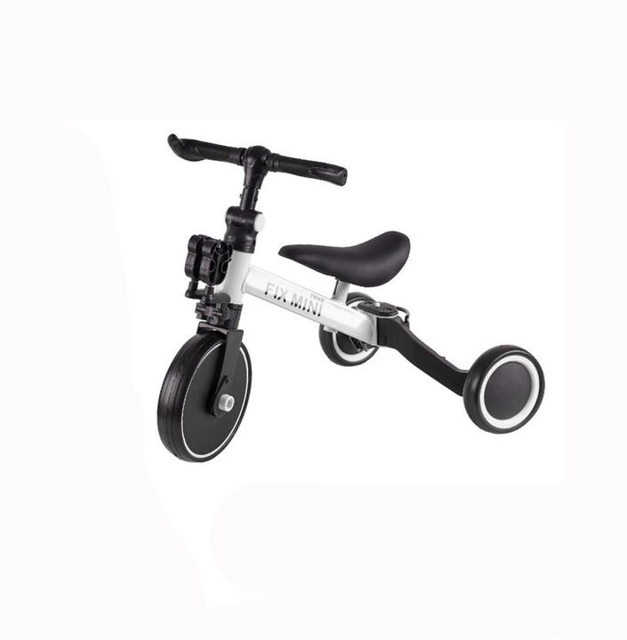 Ikonka Trike Fix mini cross-country tricycle 3in1 with pedals white