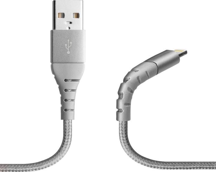 Produktbild SBS Metall USB Kabel 2.0 Lightning - Unbreakable Collection (1 m, USB 2.0)