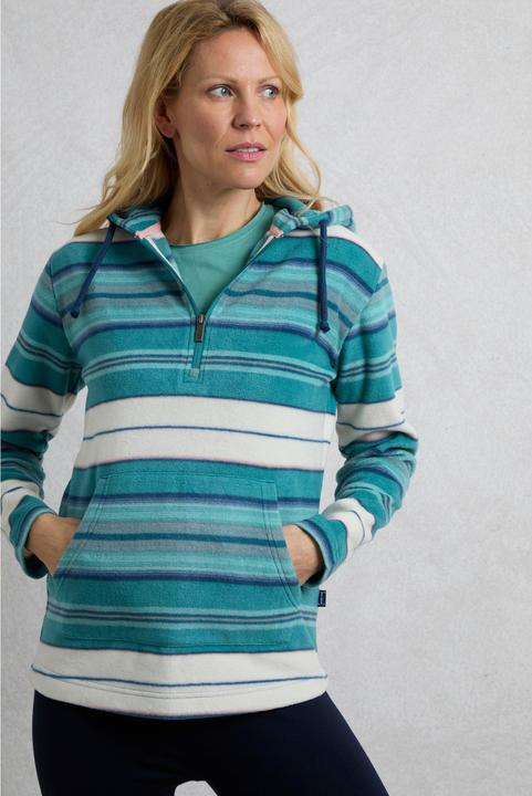 Immagine prodotto Weird Fish Lana Felpa con Cappuccio Strisce Cerniera ad un quarto Donna (38)