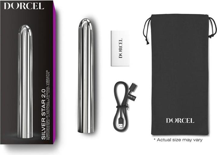 Actual product image Marc Dorcel Silver Star 2.0 (bullet vibrator)