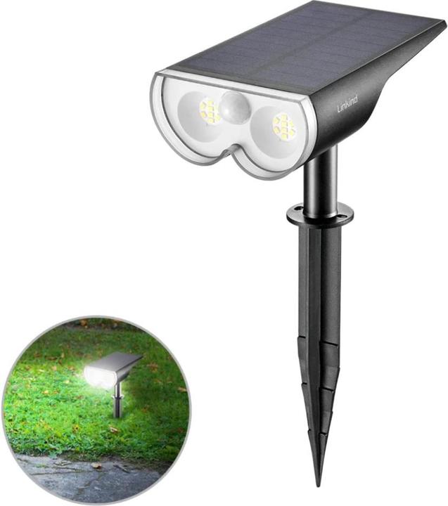 Produktbild Lumina Swiss LED Solar Gartenspot Sensor (650 lm, IP67)
