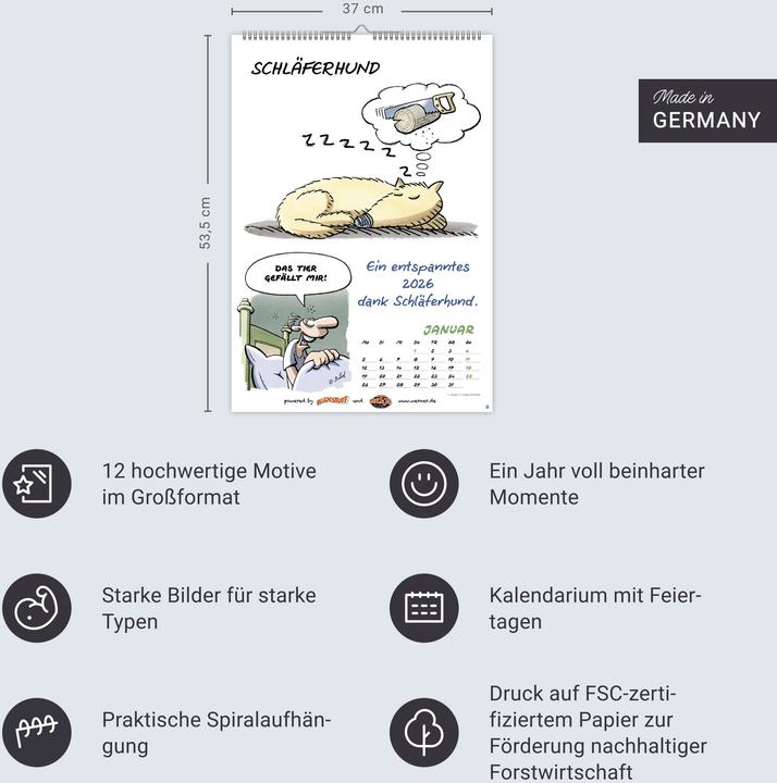 Produktbild Werner Kalender 2026 (Harter Einband, Deutsch)