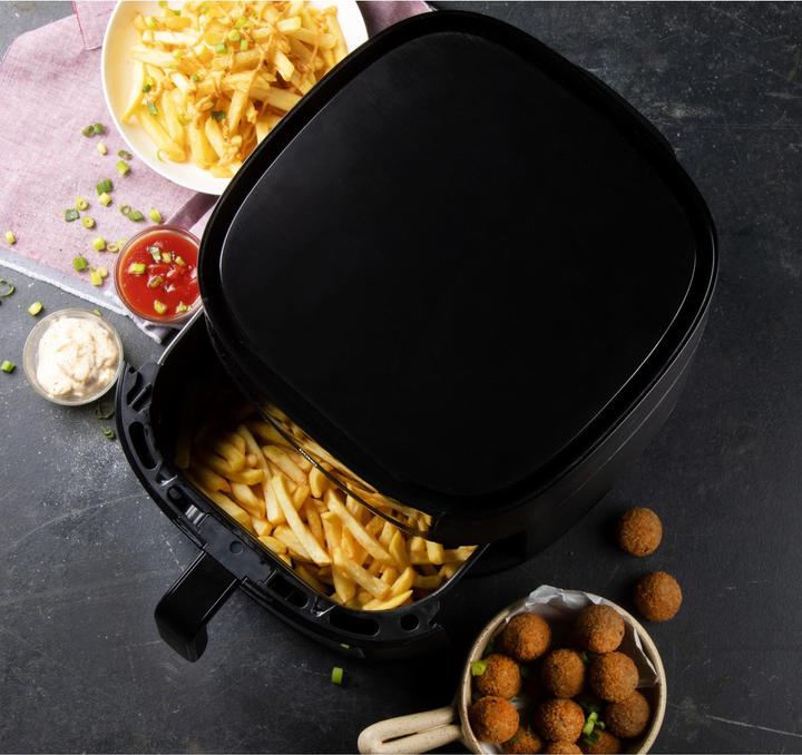 Actual product image Domo Deli-freyer hot air fryer 1800W with display, non-stick coating, overheating protection, T