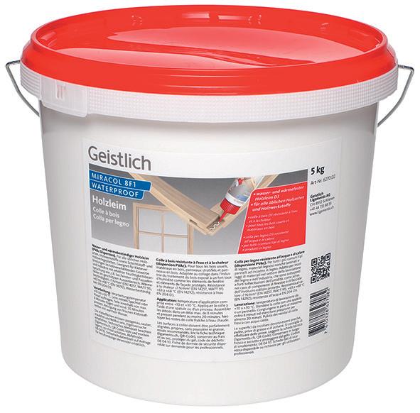 Immagine prodotto Geistlich Miracol 8 F1 Colla per legno impermeabile (10000 g)