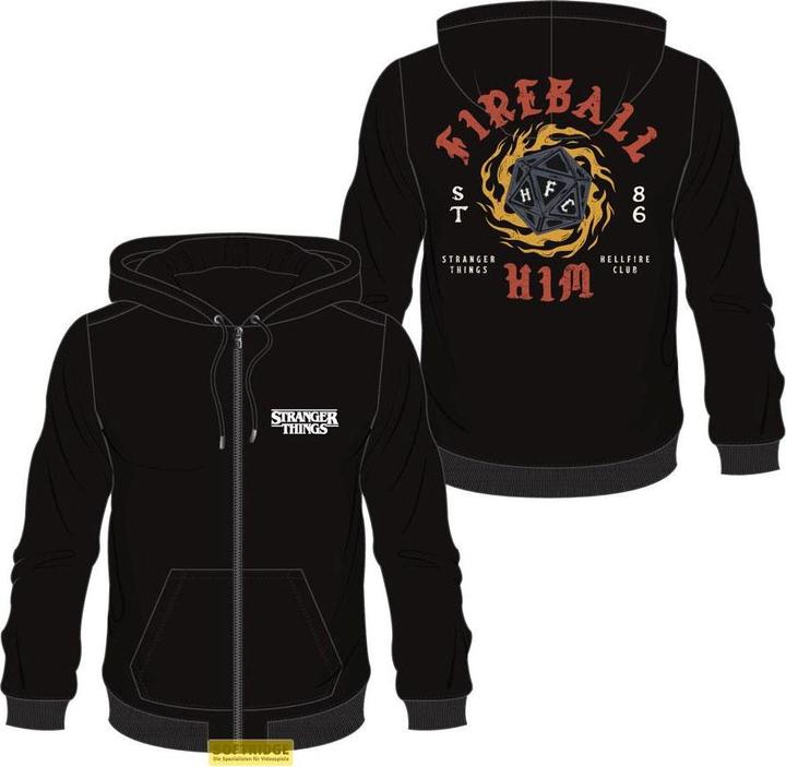 Difuzed Stranger Things Sweater à capuche Fireball (L) (L)