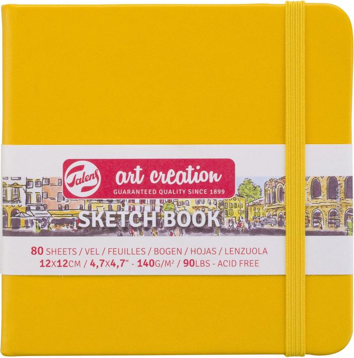 Actual product image Talens Colouring book (12 x 12 cm, Plain, Hardcover)