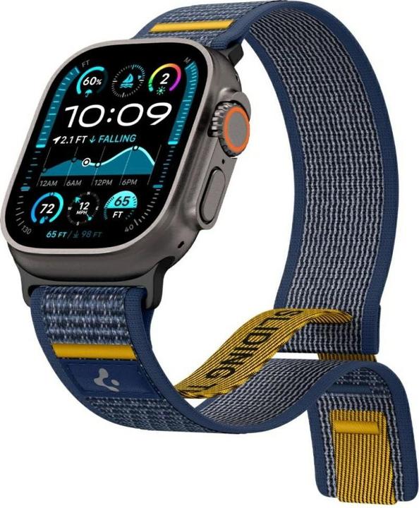Actual product image Spigen Pasek Athlex Air do Apple Watch 6/7/8/9/10/SE/Ultra 1/Ultra 2 (44/45/46/49 mm) granatowy (44 mm, Plastic, Fabric)