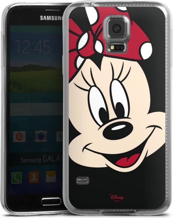 Produktbild DeinDesign Slim Case für Samsung Galaxy S5 Silikon Hülle Ultra Dünn Handyhülle Disney Minnie Mouse (Samsung Galaxy S5)