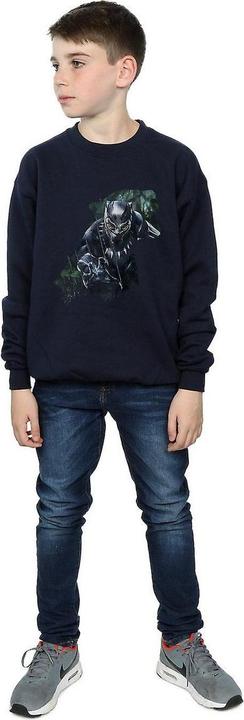 Immagine prodotto Black Felpa in cotone con silhouette selvaggia per ragazzi (140, 146)
