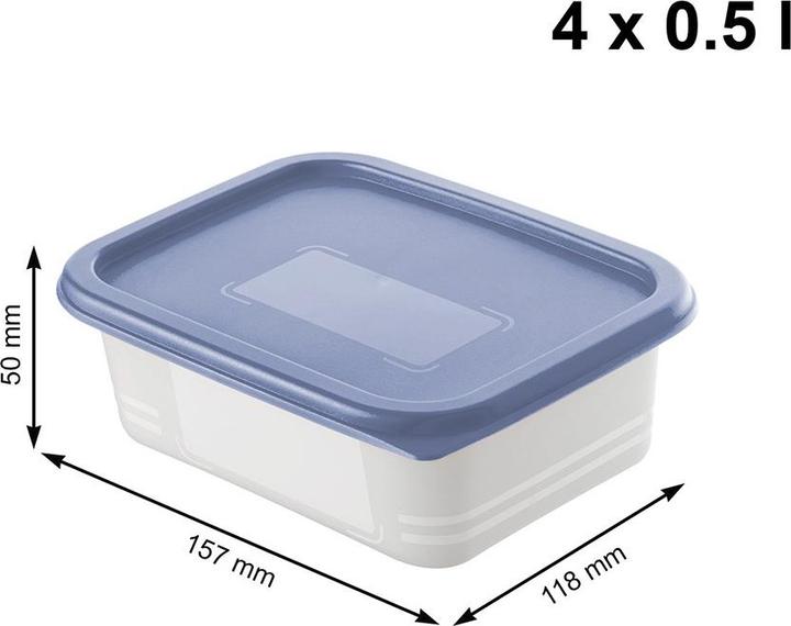 Produktbild Rotho Gefrierdosen Set (0.50 l)