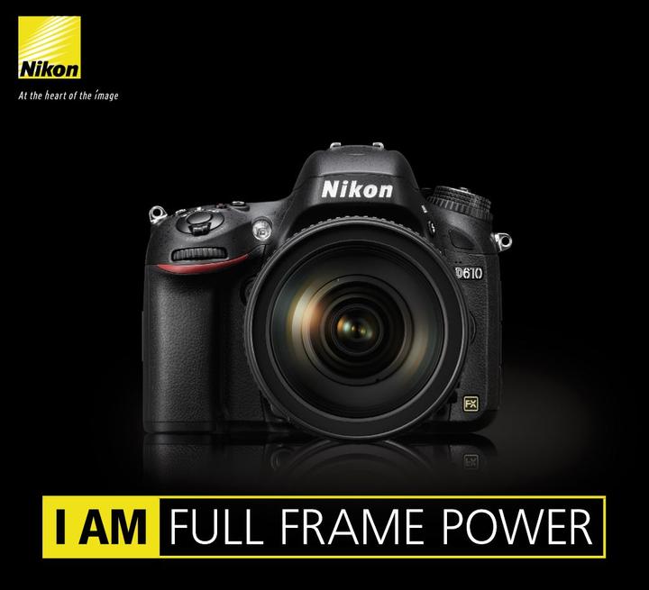 Actual product image Nikon D610 Body (24.30 Mpx, Full frame)