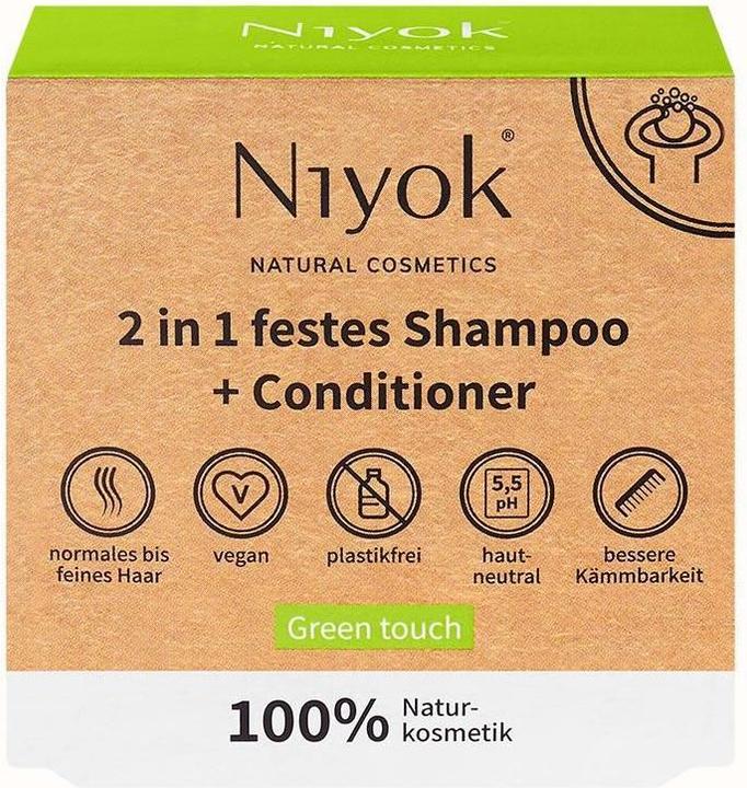 Immagine prodotto Niyok 2in1 Tocco verde (Shampoo solido)