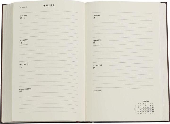 Immagine prodotto Paperblanks PAPERBLAN Agenda Wildwood 2026 FD0690-0 1W/2S HOR Maxi SC DE 13.5x21cm (21 x 13,5 cm, Tedesco)