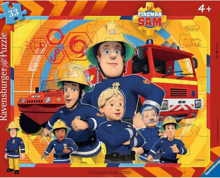 Produktbild Ravensburger 33 Feuerwehrmann Sam - 061143 (33 Teile)