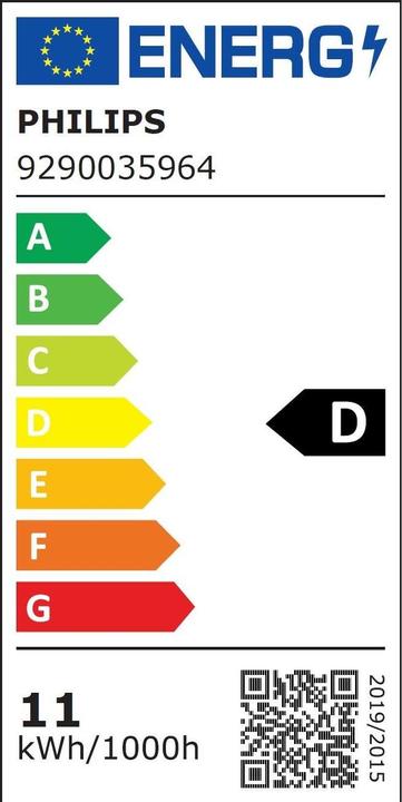 Energie-Label Philips Master (G5, 10.50 W, 1600 lm, 1 x, D)