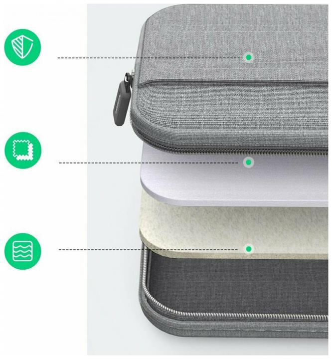 Image du produit Ugreen LP437 Sacoche pour ordinateur portable jusqu'à 15.9 pouces - Gris (15.90", Apple)