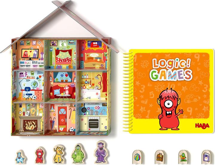 Actual product image Haba Logic GAMES Where is Wanda (German, French, Italian, English)