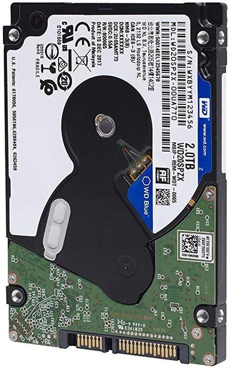 Actual product image WD blue mobile (2 TB, 2.5", SMR)