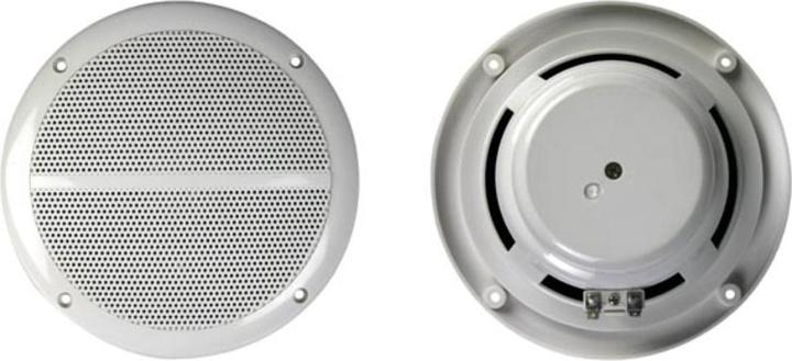Actual product image Velleman DUAL 6.5" WATER-RESISTANT CONE SPEAKER SET WITH GRIDS 120W / 8 OHM (1 PAIR)