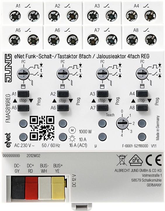 Actual product image JUNG Radio switch/shutter actuator (Switch actuator)