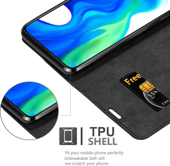 Immagine prodotto Cadorabo Copertina magnetica invisibile del libro (Xiaomi Poco F2 Pro)