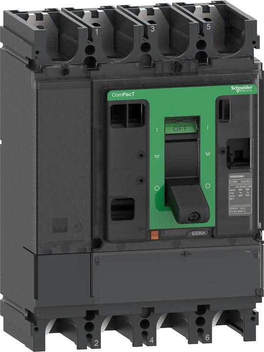 Produktbild Schneider Electric Lastadskiller ComPacT NSX630NA, 4 poler, 630 A, AC22A, AC23A