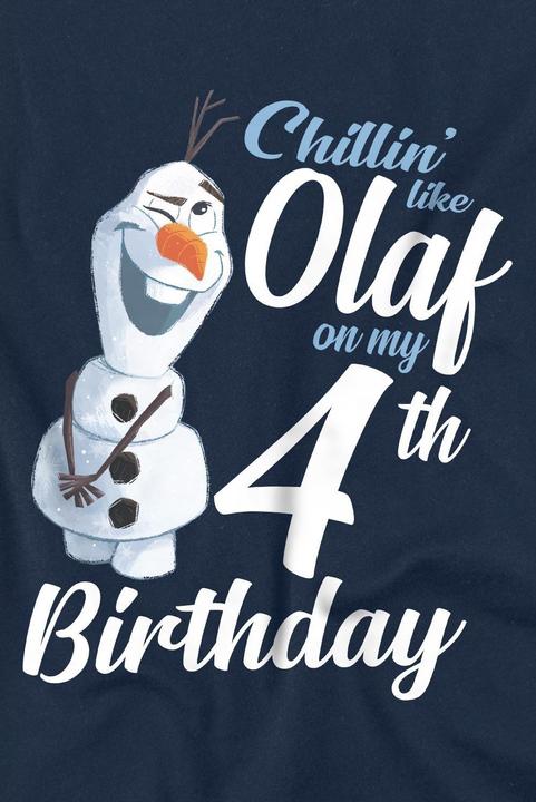 Produktbild Disney Frozen Chillin Like Olaf TShirt 4. Geburtstag (128)