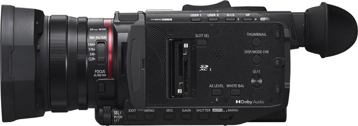 Actual product image Panasonic HC-X1600E schwarz (8.29 Mpx, 50p, 24 x)