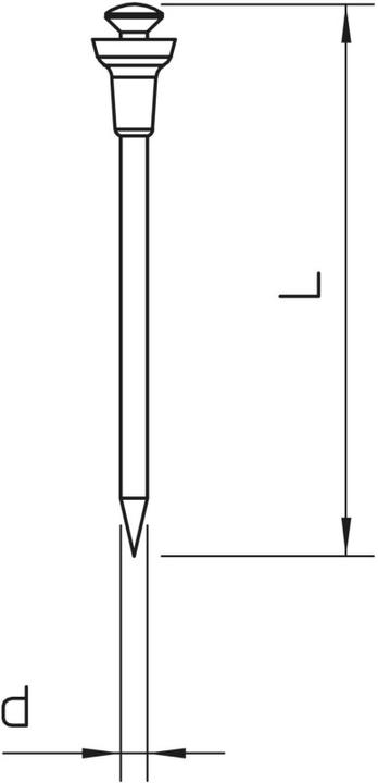 Produktbild OBO Bettermann Siko-Nadel (1000 Stück, 23 mm)