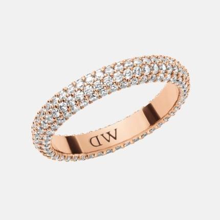 Daniel Wellington Shimmering Bronze Ring with PavÃ© Crystals DW0040062 - Circuit: 50 mm (50)