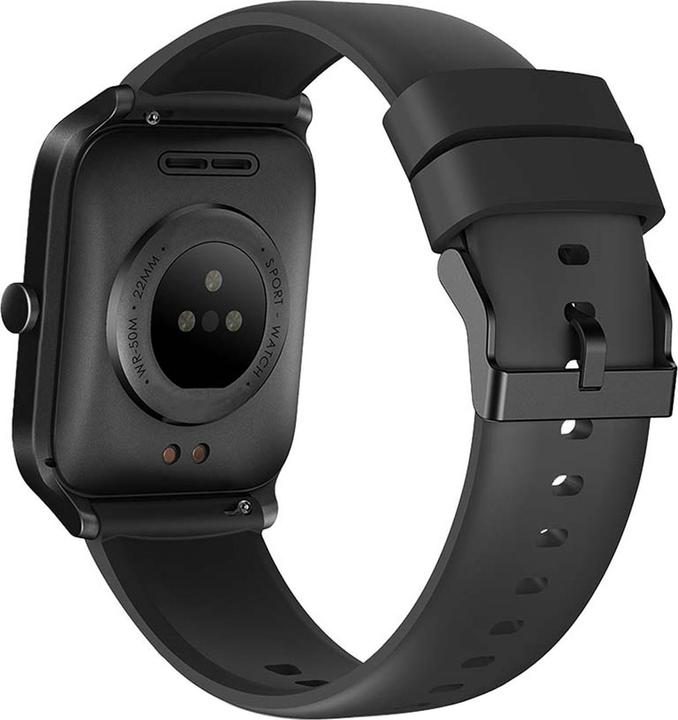 Actual product image Nedis SmartLife watch | LCD | IP68 | Maximum operating time: 14400 min | Android™ / IOS | Black (41 mm)
