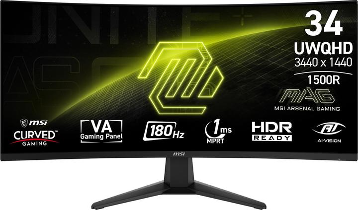 Produktbild MSI MAG 346CQ (3440 x 1440 Pixel, 34")