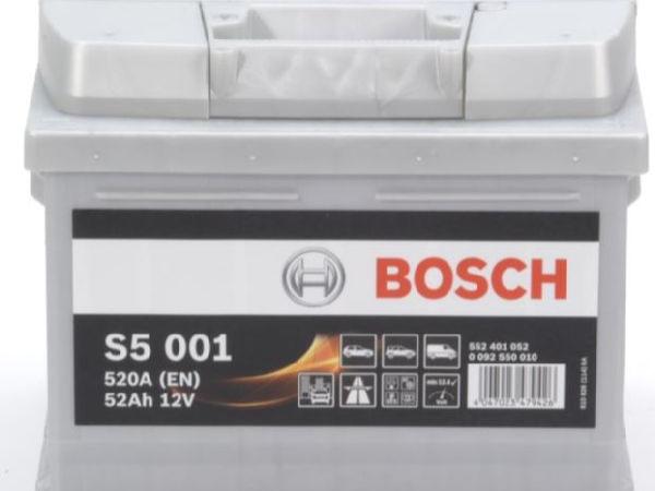 Produktbild Bosch Automotive S5 001 (12 V, 52 Ah, 520 A)