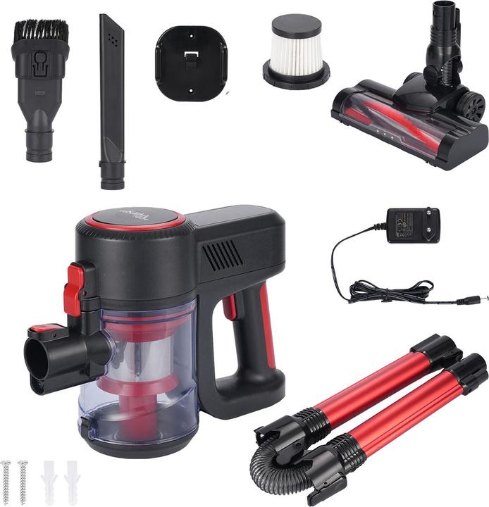 Produktbild Casativo 2in1-Akku-Zyklon-Staubsauger mit elektrischer Bodenbürste, 18 kPa, beutellos, 2 Modi