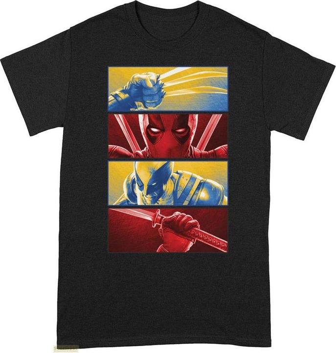 Death Note Deadpool T-Shirt Deadpool And Wolverine Boxes (M) (M)