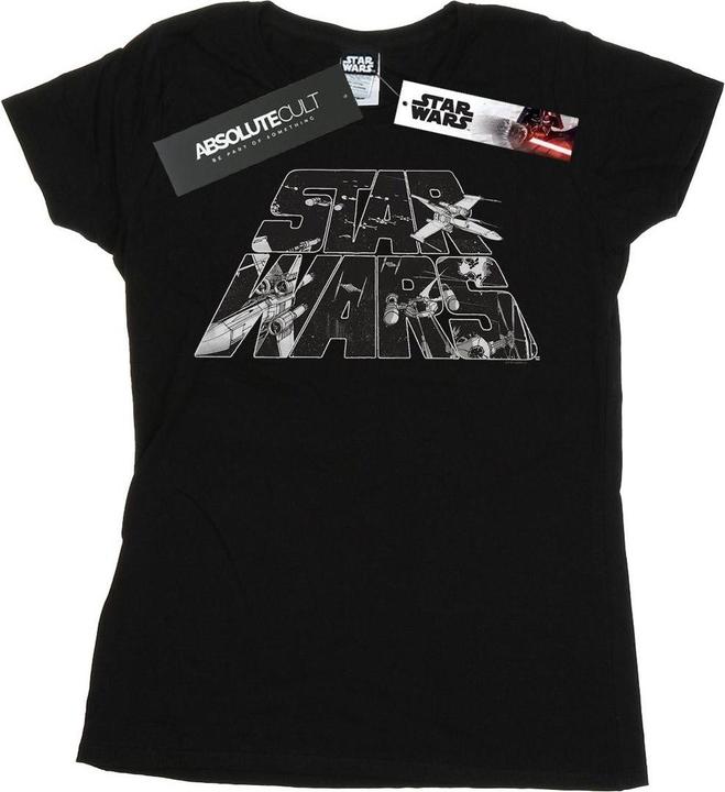 Star Wars Logo Space Sketch TShirt (XXL)