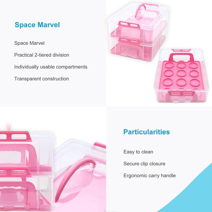 Produktbild Intirilife Kuchen Cupcake Transportbox
