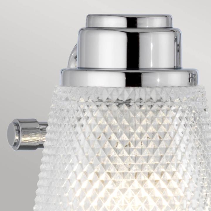 Actual product image Elstead Lighting Hudson LED wall light G9 4-fold polished chrome clear IP44 (1200 lm, G9)