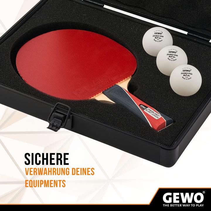 Immagine prodotto Gewo Alukoffer für Tischtennisschläger und Bälle