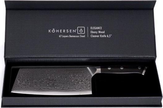 Produktbild Kohersen Tasak Cleaver Elegance Ebony Wood 16 5cm (31 cm)