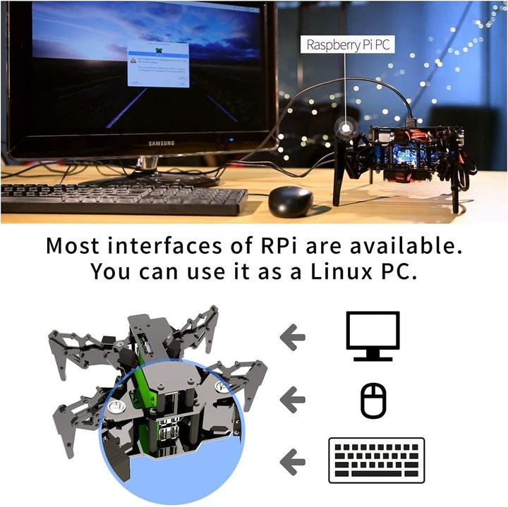 Image du produit Adeept 4-Bein Bionic Hexapod Spinnenroboter