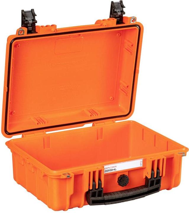 Actual product image Explorer Cases Outdoor case 3815HL.O orange with pick & pluck foam (W x H x D) (Camera shoulder bag, 15.90 l)