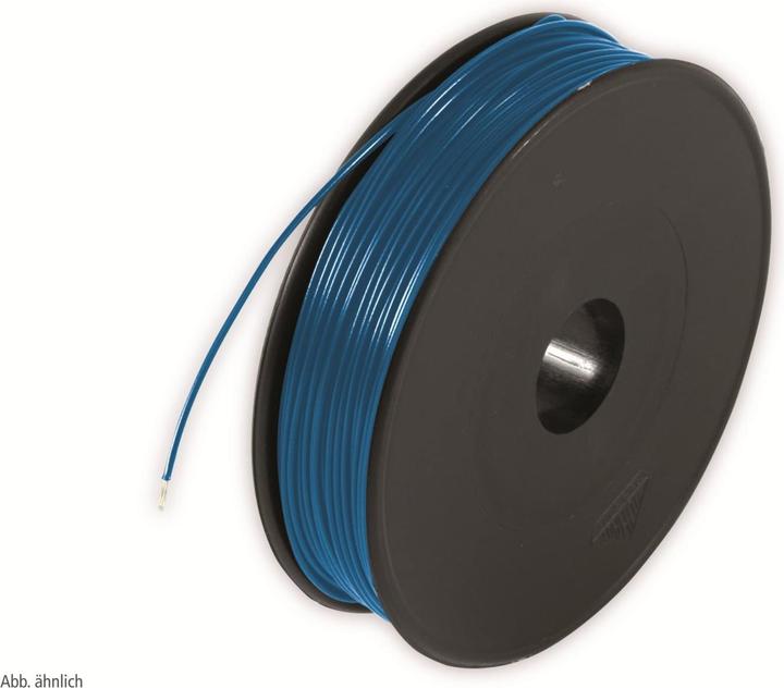 Rautronic Stranded wire, 1x1.00, 100m spool, blue, LIYV (100 m)