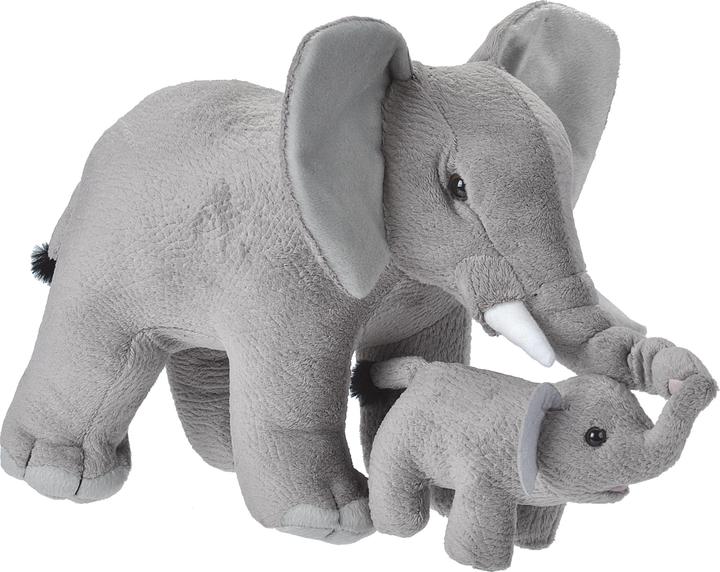 Actual product image Wild Republic Mum And Baby Elephant