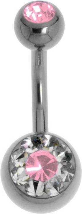 Bijouteria Bauchpiercing (Titan, Swarovski Kristall)